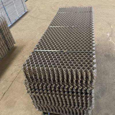 SS316L Hex Metal Mesh Price Standard B Lance Type Hexmetal 25mm Depth for Chemical Reactor Refractory Lining photo-4