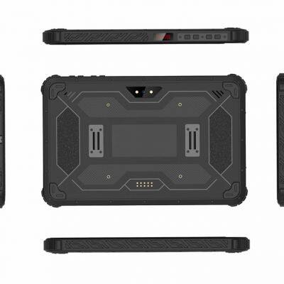 HR1065C Cheapest Factory 10.1 Inch Android MTK 8 Core 8GB+128GB Rugged Tablet With RJ45 RFID NFC 2D Barcode and Fingerprint Scanner photo-3