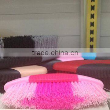 Lovely Pinky Wooden Horse Brush