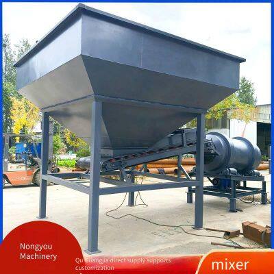 fully automatic putty powder mixer, chemical powder mixer, horizontal feed mixer