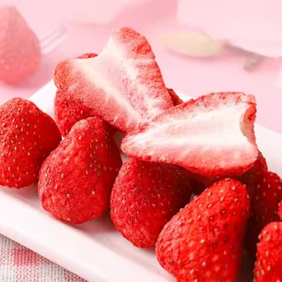 Linha de processamento de frutas e legumes desidratados, morangos secos