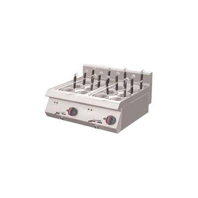 Compact 800x700mm Electric Noodle Cooker for Commercial Kitchens - 12 Baskets