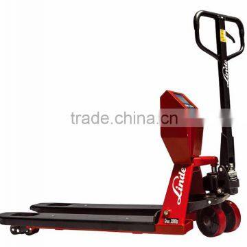 Linde Pallet Trucks With Scale With Printer M20W 2000kg forklift truck 2 ton hydraulic truck