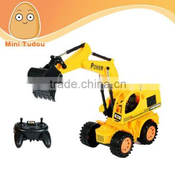 5 channel Battery line control excavator, with light, BO toys