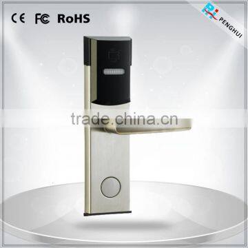 New golden silver Electronic Key Card Hotel Door Locks for Economy hotel                        
                                                Quality Choice
