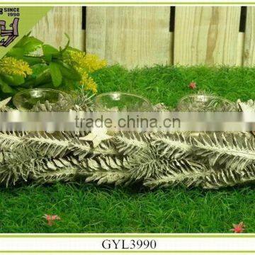 Chinese handmade crafts vintage 3 cups candle holder