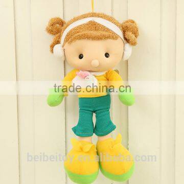 Fashion plush dolls and soft stuffed dolls for kids toys