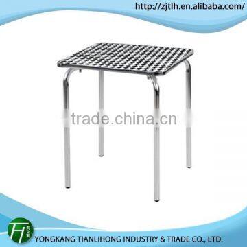 wrought iron outdoor table/aluminum patio table