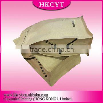 hot selling flat bottom paper bag with window