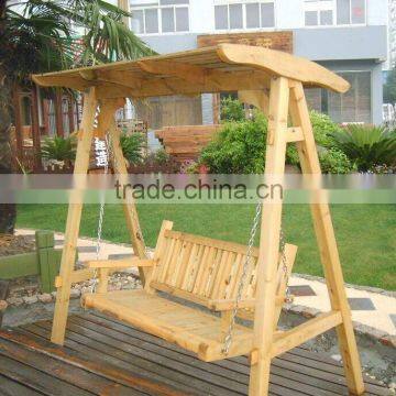 Outdoor Patio Furniture Swing Chair Wood Preservative