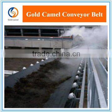 High strength fire retardant rubber conveyor belt