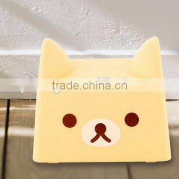 LED Creative Cartoon Animal Night Light Rechargeable Energy-saving Lamp Pat / Press Night Light photo-4