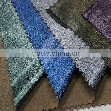 animal skin elastic pu synthetic leather for women's spring pants