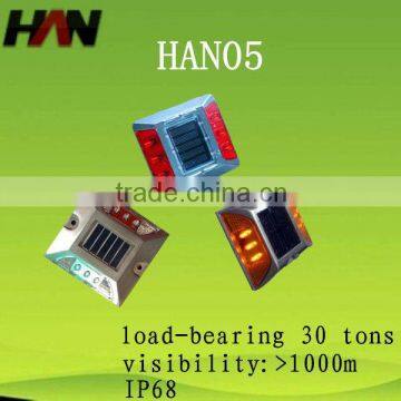 TUV certificate pressureproof aluminium led solar pavement markers
