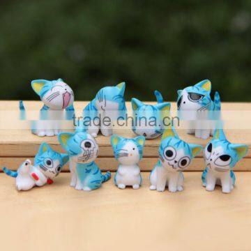 Custom Cute Plastic Cat Figurines Use PVC Material photo-2