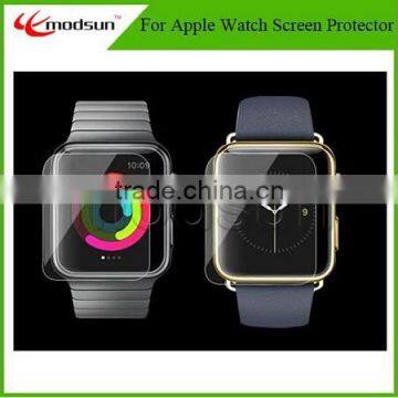 New arrival !ultra thin high quality clear tempered glass screen protector 100% perfect for apple watch