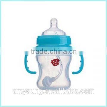 Durable silicone baby product infant bottle feeder washable food grade new born baby feeding bottle