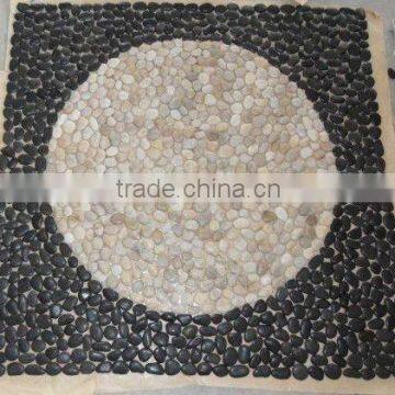 natural mixed pebble/cobble stone