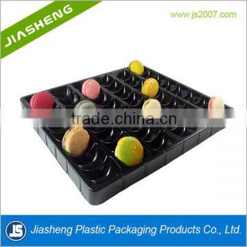 48 pcs Customize Plastic Macarons Box china supplier