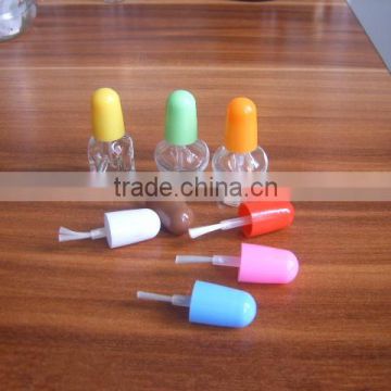 2ml mini clear nail polish glass bottle