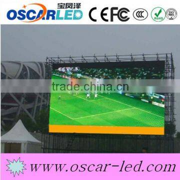 high brightnessfootball game sport led dispaly screen high quanlity large led display for stadium p10 led display board