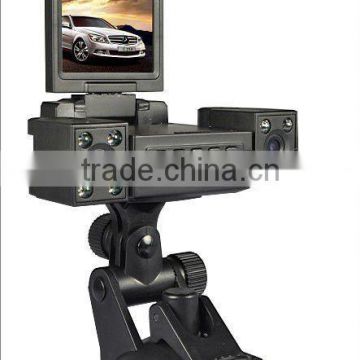 Whole sale-Car video recorder ,car black box,HD double lens,120degree view angle,8ninght lights