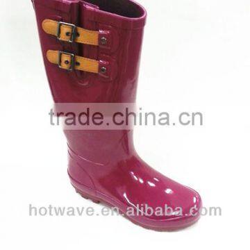 2014 new style lady's fashion rainboots/rubber boots