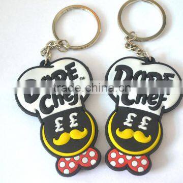 Cheap Custom Rubber Keychain/soft Rubber Keyring photo-3