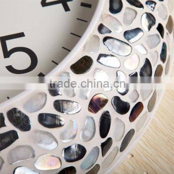 2016 Hot Sale Modern Design Luxury Mosaic Wall Clock Home Decoration photo-3