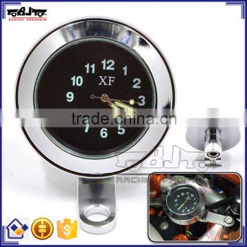 BJ-HBW-009 Manufacturer Special Design Universal Waterproof Chrome Motorbike Motorcycle Handlebar Watch