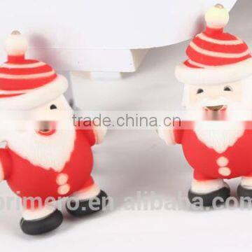 Hot Sale Santa LED Lights Glowing Sound Small Toys Gift Father Christmas Keychain photo-4