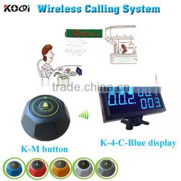 restaurant calling system with digital receiver and call bell in 433mhz from china supplier
