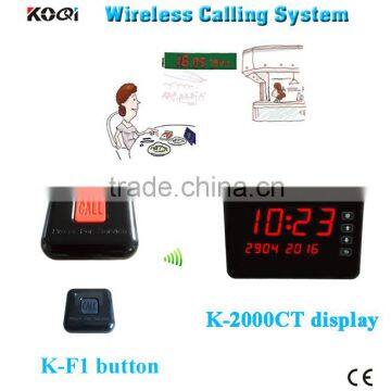 Waiter Call Button Wireless Call Bell System Table Buzzer Restaurant Pager With Strong Signal Factory Price