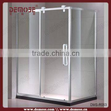 hotel bathroom shower cubicle with tempered glass cabinet design