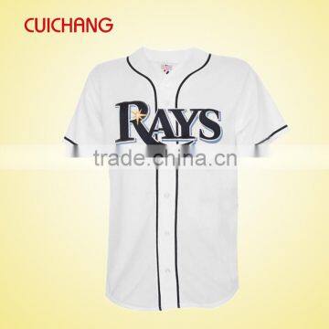 Good quality blank baseball t shirts china wholesale plain baseball t shirts full-size printing baseball tee shirts