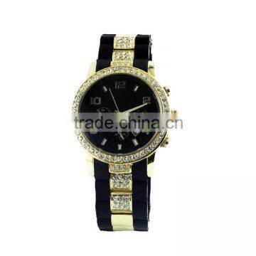 Lackingone Watch Women 4 Colors Fashion Relogio Feminino Silicone Watch Hot Selling Quartz-watch Women Rhinestone Women Watches photo-2