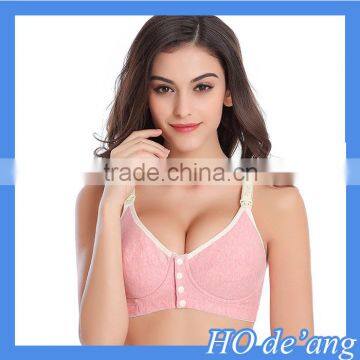 HOGIFT 100% cotton seamless pregnant underwear bra