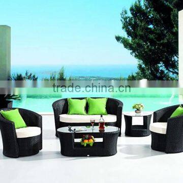 Outdoor rattan sofa set