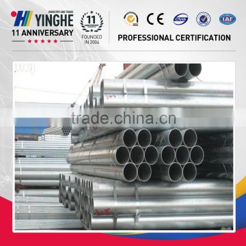 China galvanized steel pipe exporter