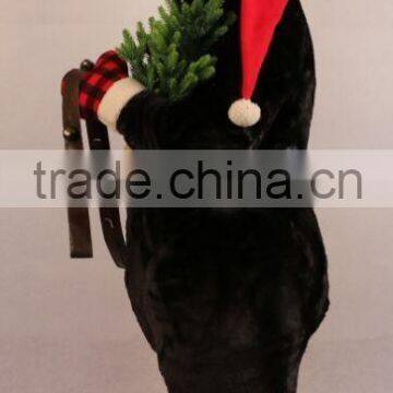 XM-A6108 60 Inch Lighted Inflatable Christmas Bear for Christmas Decoration photo-2