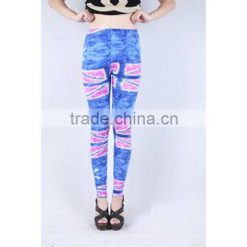 women leggings with Union Jack printed