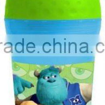 BPA Free Custom Printing Plastic Cartoon Bottle for Kid With Straw photo-2