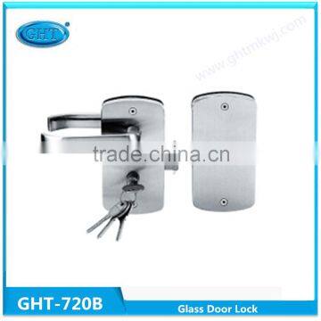 High quality door locks convenient stainless steel glass door sliding glass door push lock GHT-720B