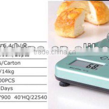 Digital Kitchen Scale 3kg 5kg LCD ABS plastic part HS code 84231000