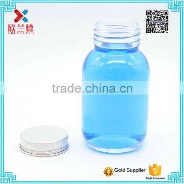 150ml Wide Mouth Clear Roung Glass Bottle for Pill Tablet photo-6