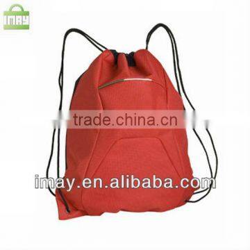 Outside 600D polyester drawstring backpack