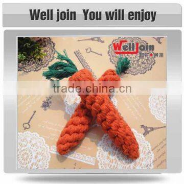 New Hot Fashion carrot shape cotton rope toys