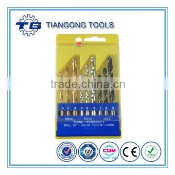 TG Tools tin coatng drill masonry drill wood drill 9 pcs drill set