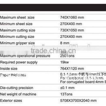 ASAHI NANTAI Automatic Die Cutting Machine