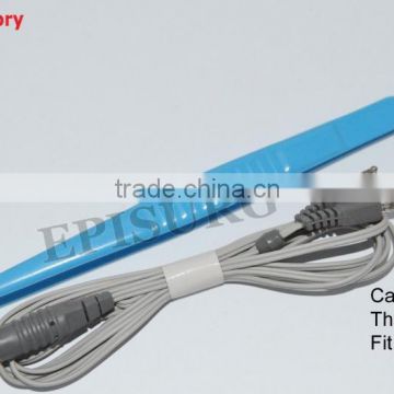 Reusable Straight Angled Bipolar Forceps European, 18cm & 2mm Tip + Bipolar Cord